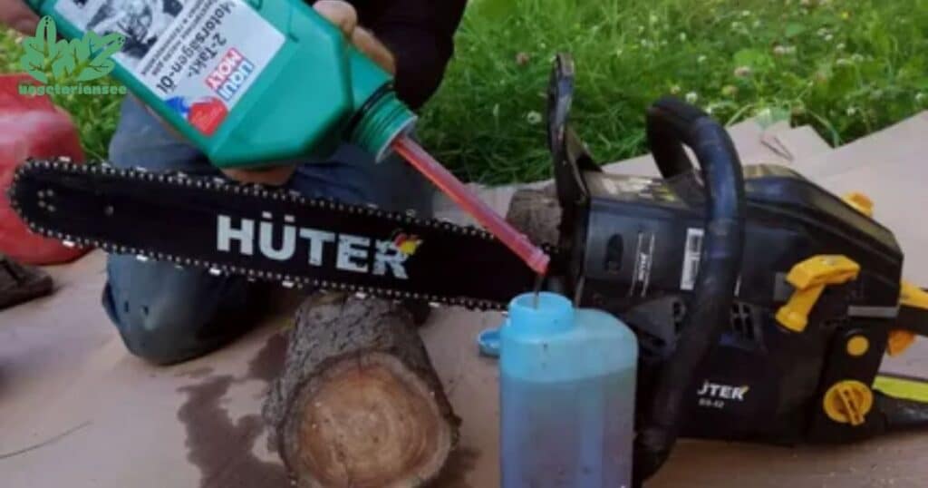 Cleaning and Lubricating the Chainsaw after Use