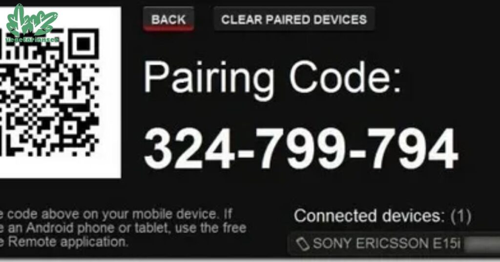 Enter Pairing Code If Required