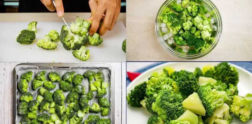 Freezing Broccoli of Techniques for food.