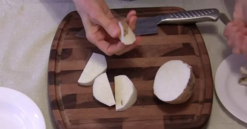 Storing Cut Jicama