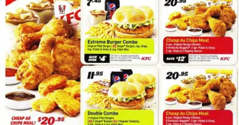 KFC MENU WITH PRICES AUSTRALIA (UPDATED 2024)