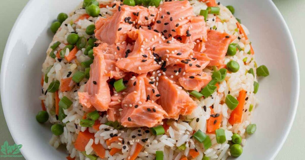 What is Canned Salmon Fried Rice?